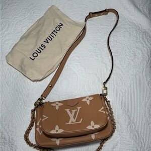 Louis Vuitton Empreinte bicolor Arizona/cream multi pochette  Acessories